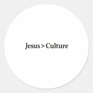 Adesivo Redondo Jesus > Tee da Cultura - Fé Negra. Verdade Simples