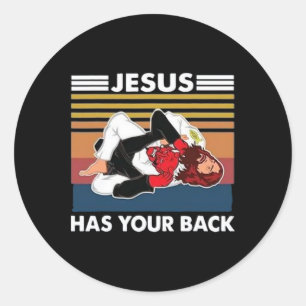 Adesivo Redondo Jesus Tem Seu Ck Karate