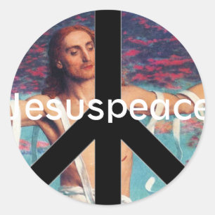 ADESIVO REDONDO JESUSPEACE
