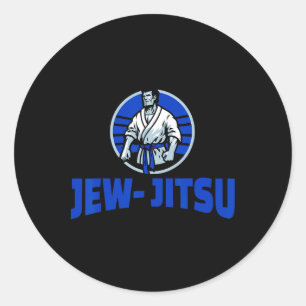 Adesivo Redondo Jew Jitsu Master
