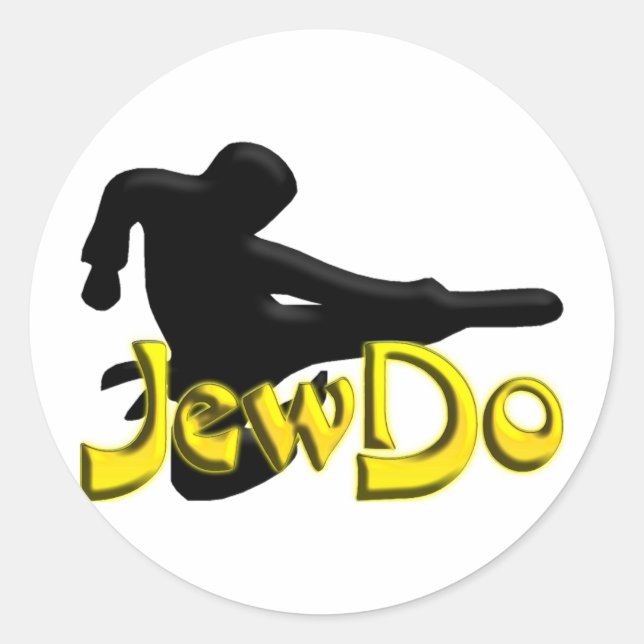 Adesivo Redondo Jewdo (Frente)