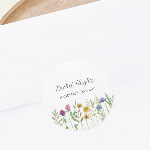 Adesivo Redondo Jewelry Floral