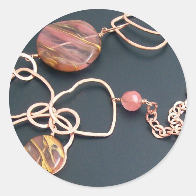 Adesivo Redondo Jewelry Sticker (Frente)