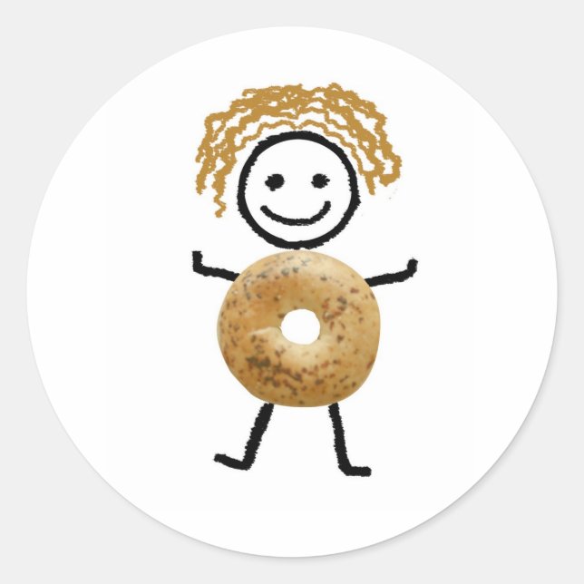 Adesivo Redondo Jewish Gift-Sticker (Frente)