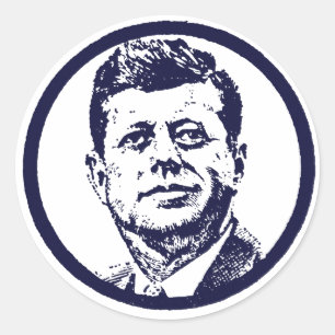 ADESIVO REDONDO JFK 1963