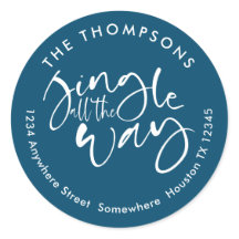Jingle All Way Name Endereço White Turquoise