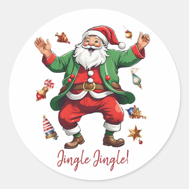 Adesivo Redondo Jingle Jingle! (Frente)
