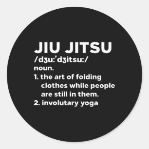 Adesivo Redondo Jiu Jitsu Definição Bjj Mial Brasileira