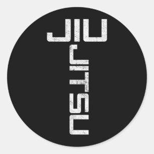 Adesivo Redondo Jiu Jitsu Jujitsu Brasileiro BJJ MMA