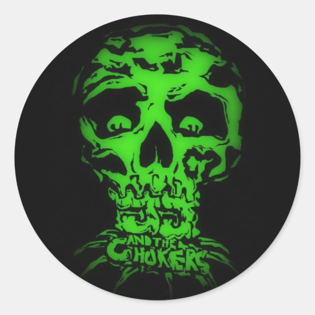 Adesivo Redondo JJ e The Chokers (Frente)