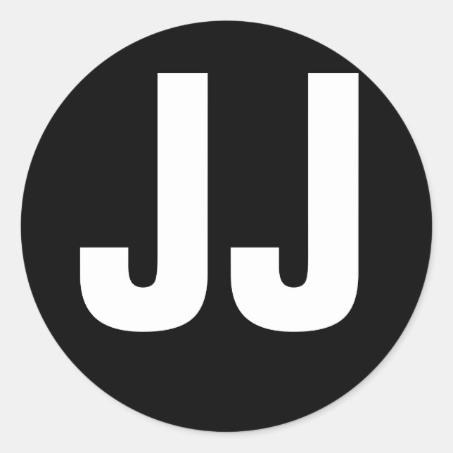 Adesivo Redondo JJ Tribute (Frente)