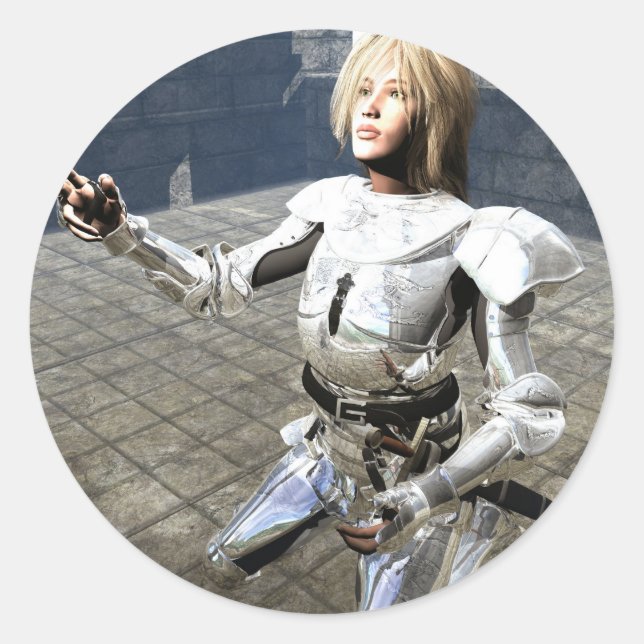 Adesivo Redondo Joan of Arc (Frente)