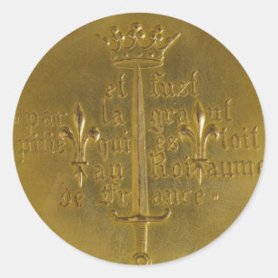 Adesivo Redondo Joana d'Arc