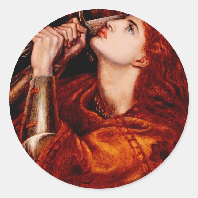 Adesivo Redondo Joana d'Arc (Frente)