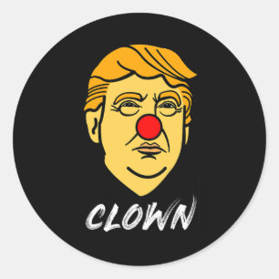 Adesivo Redondo Joe Biden Donald Trump Circus