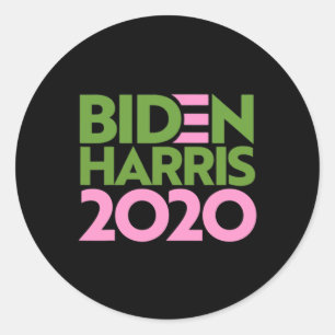 Adesivo Redondo Joe Biden Kamala Harris Eleição Democrata Anti Tru