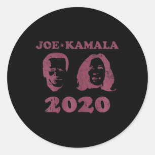 Adesivo Redondo Joe Biden Kamala Harris Presidente 2020