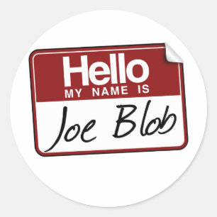 ADESIVO REDONDO JOE BLOB