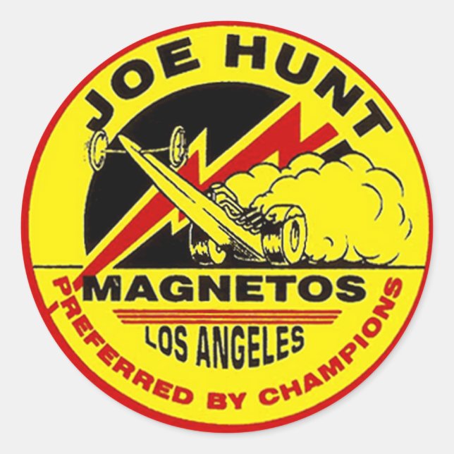 Adesivo Redondo Joe Hunt Sticker (Frente)