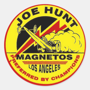 Adesivo Redondo Joe Hunt Sticker