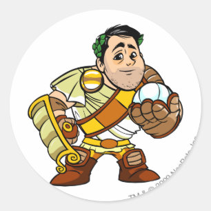 Adesivo Redondo Jogador de Altador dos funcionarios do EL