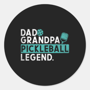 Adesivo Redondo Jogador de Bola de Picles da Legenda do Avô do pai