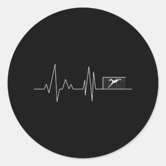 Adesivo Redondo Jogador de Futebol Goalie Goalie Goalkeeper de Bat