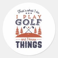 Jogador De Golfe Engraçado Golfe Eu Toco Golfe Eu 