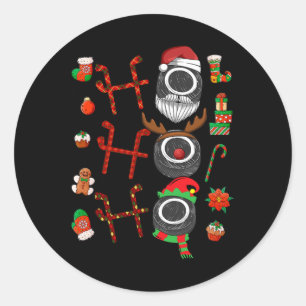 Adesivo Redondo Jogador De Hóquei No Gelo Hóquei No Gelo Xm