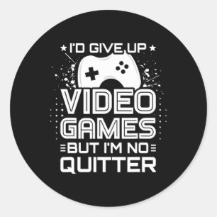 Adesivo Redondo Jogador De Vídeo - Consola De Pc Online Gaming - D