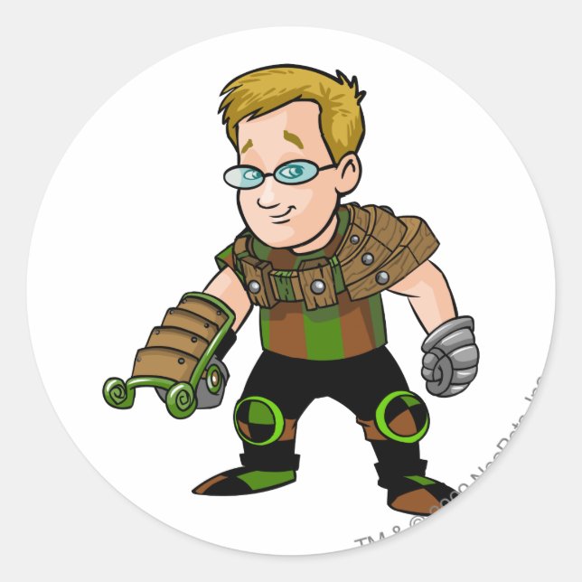 Adesivo Redondo Jogador do Funcionarios Insane Kiko Lake (Frente)