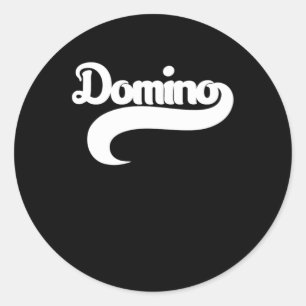 Adesivo Redondo Jogador Domino Domina Azulejos - Oferta do Jogo Pu