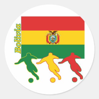 Adesivo Redondo Jogadores de futebol - Bolívia