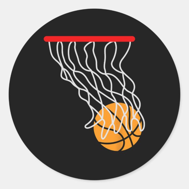 Adesivo Redondo Jogadores de Sketll - Swish!  (Frente)
