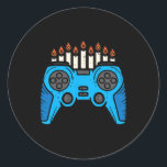 Adesivo Redondo Jogo Jogo Jogador Hanukkah Chanukah Men Boy K<br><div class="desc">Jogo Jogo Jogador Hanukkah Chanukah Homens Meninos Jovens Crianças 1</div>