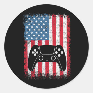 Adesivo Redondo Jogo Jogo Jogo Jogo Jogo Crianças Meninos Homens U