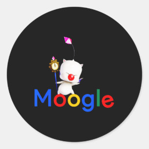 Adesivo Redondo Jogo Kawaii Moogle Kupo Gamer Jogo
