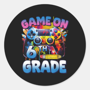 Adesivo Redondo Jogo No 6 Grau Jogo De Camisas De Jogador No Prime