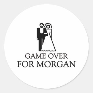 Adesivo Redondo Jogo sobre para Morgan