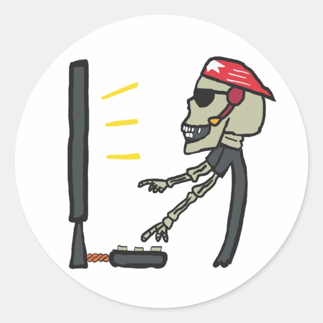 Adesivo Redondo Jogos (Frente)