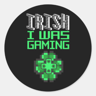 Adesivo Redondo Jogos de vídeo Jogos de jogos Jogador de jogos T S