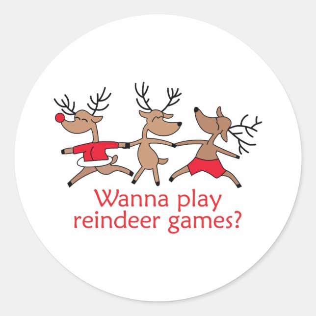 ADESIVO REDONDO JOGOS REINDEER (Frente)