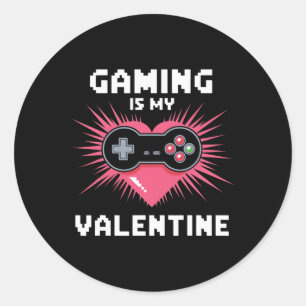 Adesivo Redondo Jogos São Meu Namorado Engraçado Gamer Homens Mulh