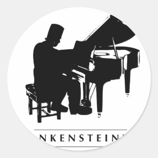 Adesivo Redondo Jogue o Frankensteinway!