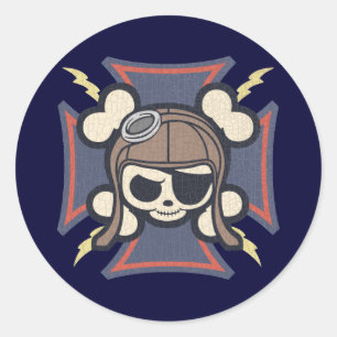 Adesivo Redondo Johhny maltês