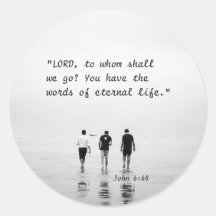John 6:68 LORD, a quem devemos ir? Bíblia Verso