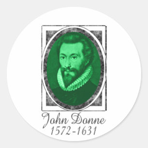 Adesivo Redondo John Donne