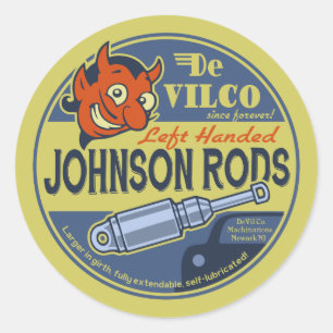 Adesivo Redondo Johnsons de mão esquerda