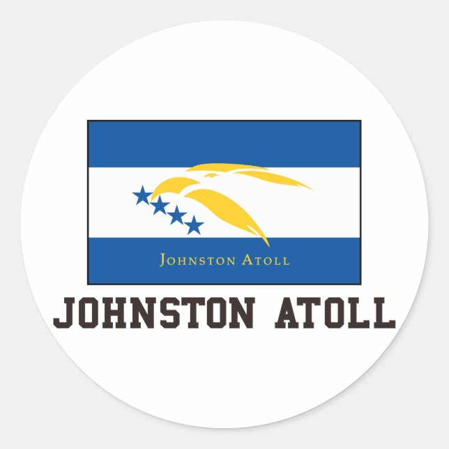 Adesivo Redondo Johnston Atoll (Frente)