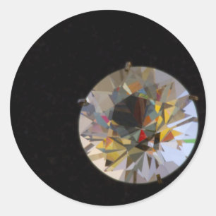 Adesivo Redondo Joias Sticker